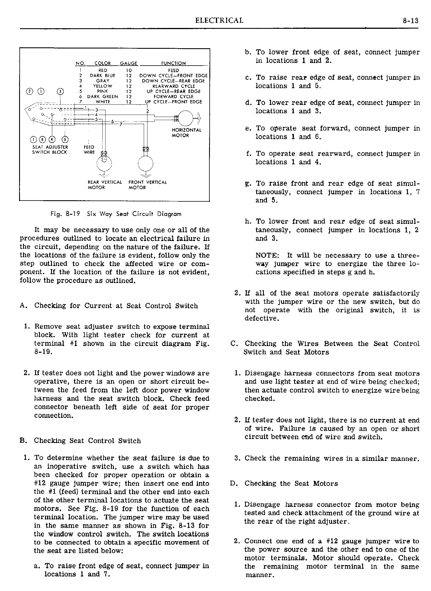 1960 Pontiac Shop Manual Electrical Page 13 of 17